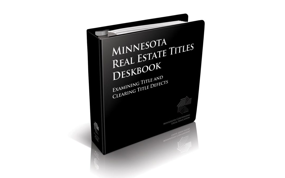 OLRW Attorneys To Speak On The Latest Minnesota Real Estate Titles Deskbook