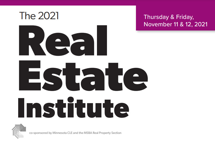 2021 Real Estate Institute 